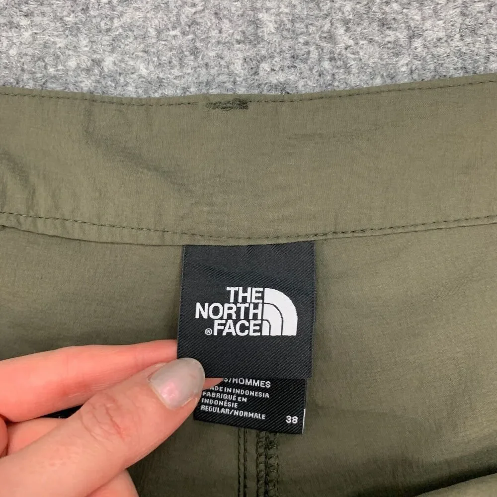 The North Face Shorts‎ Mens 38 Avocado Green Stretch Nyon Active Outdoor Hiking